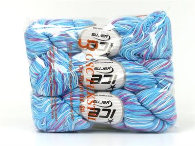 3x100gr. HAND DYED CASHMERE Kaşmir Beyaz, Maron, Orkide, Turkuaz Tonları Lüks, Kaşmir, Batik Desenli, El Boyama