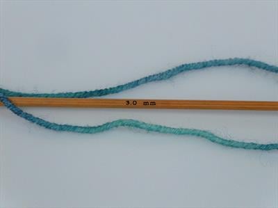 Lot of 2 x 100gr Skeins Ice Yarns HAND DYED SOCK MERINO (75% Superwash Merino Wool) Yarn Blue Shades