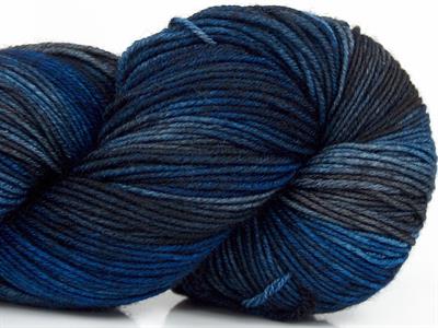 Lot of 2 x 100gr Skeins Ice Yarns HAND DYED SOCK MERINO (75% Superwash Merino Wool) Yarn Blue Shades Camel