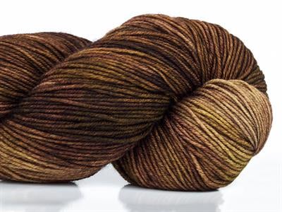 Lot of 2 x 100gr Skeins Ice Yarns HAND DYED SOCK MERINO (75% Superwash Merino Wool) Yarn Khaki Shades