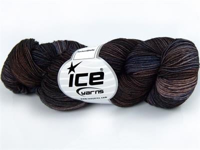 Lot of 2 x 100gr Skeins Ice Yarns HAND DYED SOCK MERINO (75% Superwash Merino Wool) Yarn Purple Shades