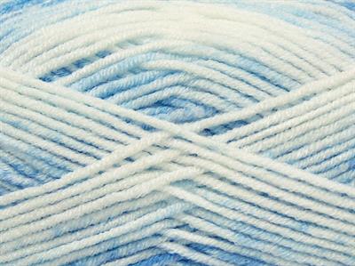 Lot of 4 x 100gr Skeins Ice Yarns HAPPY BABY Yarn Light Lilac Blue Shades