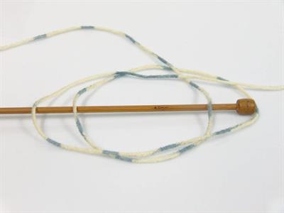 Lot of 2 x 150gr Skeins Ice Yarns JACQUARD WOOL (30% Wool) Yarn Black Blue Cream