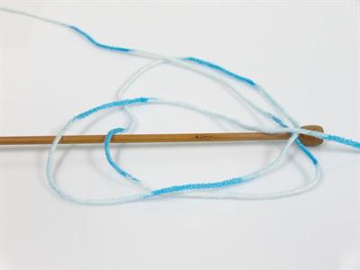 Lot of 2 x 150gr Skeins Ice Yarns JACQUARD WOOL (30% Wool) Yarn Blue Shades