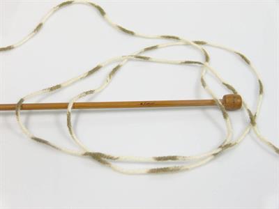 Lot of 2 x 150gr Skeins Ice Yarns JACQUARD WOOL (30% Wool) Yarn Khaki Camel Cream