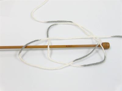 Lot of 2 x 150gr Skeins Ice Yarns JACQUARD WOOL (30% Wool) Yarn Grey Light Brown Cream