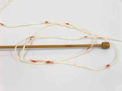 Lot of 2 x 150gr Skeins Ice Yarns JACQUARD WOOL (30% Wool) Yarn Copper Yellow Cream