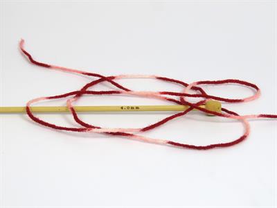 Lot of 2 x 150gr Skeins Ice Yarns JACQUARD WOOL (30% Wool) Yarn Burgundy Pink Orange