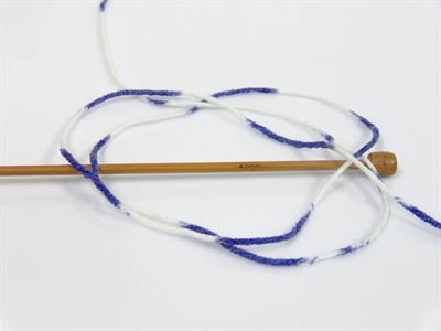 Lot of 2 x 150gr Skeins Ice Yarns JACQUARD WOOL (30% Wool) Yarn Purple Lilac White