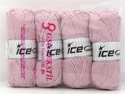 4x100gr. JEANS COTTON Premium Akrilik, Pamuk Bebe Pembesi Yazlık İplikler, Pamuk, Akrilik