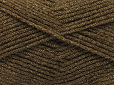 4x100gr. JEANS COTTON Premium Akrilik, Pamuk Kahverengi Yazlık İplikler, Pamuk, Akrilik