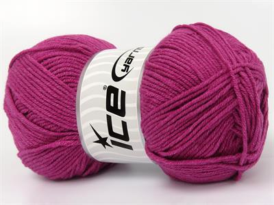 4x100gr. JEANS COTTON Premium Akrilik, Pamuk Fuşya Yazlık İplikler, Pamuk, Akrilik