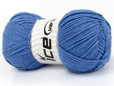 4x100gr. JEANS COTTON SPORT Premium Akrilik, Pamuk Mavi Yazlık İplikler, Pamuk, Akrilik