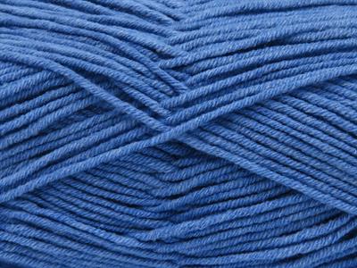 4x100gr. JEANS COTTON SPORT Premium Akrilik, Pamuk Mavi Yazlık İplikler, Pamuk, Akrilik