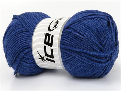 4x100gr. JEANS COTTON SPORT Premium Akrilik, Pamuk Koyu Mavi Yazlık İplikler, Pamuk, Akrilik