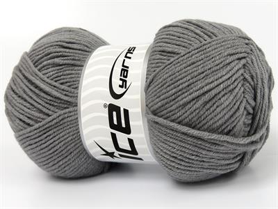 Lot of 4 x 100gr Skeins Ice Yarns JEANS COTTON SPORT (60% Cotton) Yarn Grey
