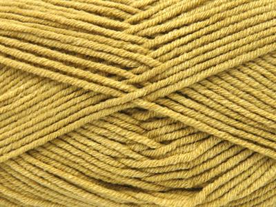 Lot of 4 x 100gr Skeins Ice Yarns JEANS COTTON SPORT (60% Cotton) Yarn Light Brown