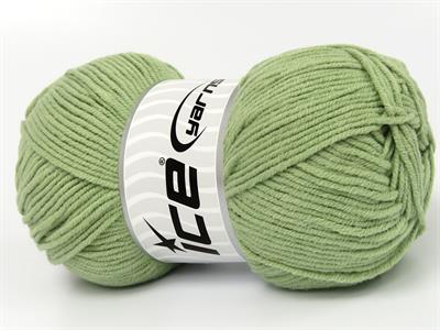 4x100gr. JEANS COTTON SPORT Premium Akrilik, Pamuk Açık Yeşil Yazlık İplikler, Pamuk, Akrilik