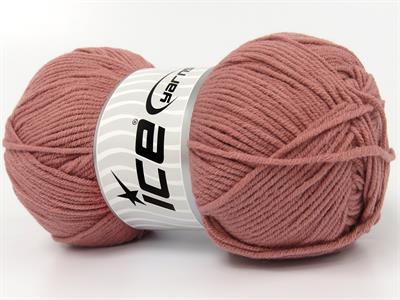 Lot of 4 x 100gr Skeins Ice Yarns JEANS COTTON SPORT (60% Cotton) Yarn Light Orchid