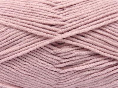 Lot of 4 x 100gr Skeins Ice Yarns JEANS COTTON SPORT (60% Cotton) Yarn Light Pink