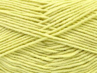Lot of 4 x 100gr Skeins Ice Yarns JEANS COTTON SPORT (60% Cotton) Yarn Light Yellow