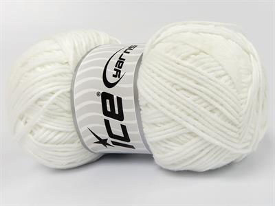 4x100gr. JEANS COTTON Premium Akrilik, Pamuk Beyaz Yazlık İplikler, Pamuk, Akrilik