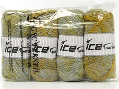 4x100gr. JETTA ALPACA Yün, Alpaka, Akrilik Altın, Açık Gri Lüks, Alpaka, Kışlık, Yün, Worsted, Akrilik