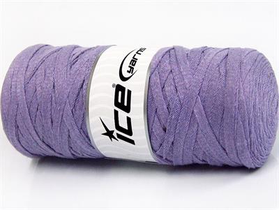 250 gr ICE YARNS JUMBO COTTON RIBBON (100% Recycled Cotton) Yarn Lilac