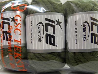3x100gr. JUMBO PURE WOOL Yün Haki Kışlık, Yün, 100% Yün, Çok Kalın, Keçe