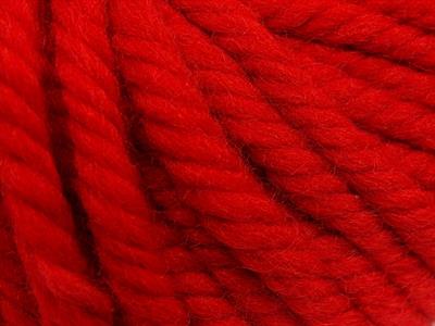 3x100gr. JUMBO PURE WOOL Yün Kırmızı Kışlık, Yün, 100% Yün, Çok Kalın, Keçe