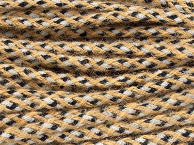 1x500gr. JUTE DECOR Pamuk Siyah, Gri Yazlık İplikler, Pamuk, Keten, Çok Kalın, Kendir