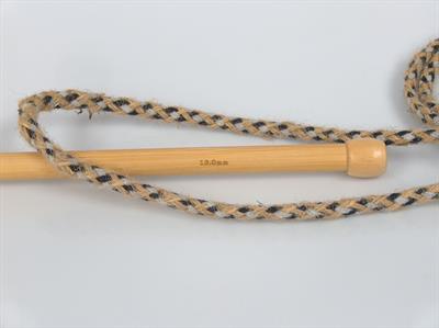 1x500gr. JUTE DECOR Pamuk Siyah, Gri Yazlık İplikler, Pamuk, Keten, Çok Kalın, Kendir