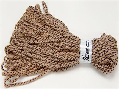 1x500gr. JUTE DECOR Pamuk Pembe, Koyu laci Yazlık İplikler, Pamuk, Keten, Çok Kalın, Kendir