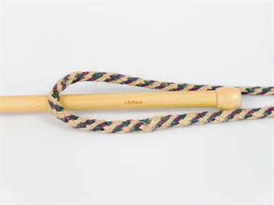 1x500gr. JUTE DECOR Pamuk Mor, Koyu yeşil Yazlık İplikler, Pamuk, Keten, Çok Kalın, Kendir