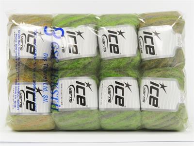 8x50gr. KID MOHAIR ALPACA COLOR Elastan, Naylon, İnce Tiftik Turuncu, Gri, Deve Tüyü, Yeşil Tonları Lüks, Alpaka, Kışlık, Kid Mohair, Batik Desenli, Elastan