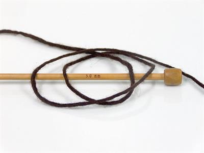 8x50gr. KIM WOOL Akrilik, Yün Koyu Kahverengi Kışlık, Yün, Worsted