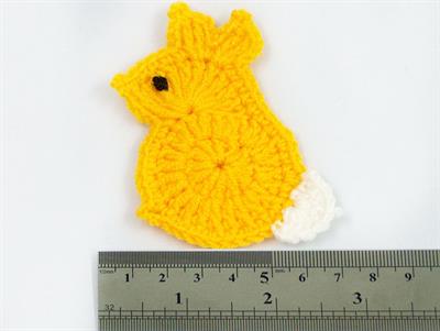 Knitted Accessory - Animal Figure . Bunny