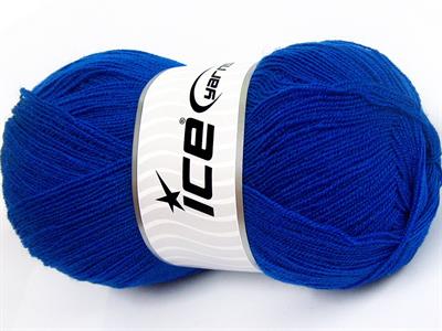 4x100gr. KRISTAL Akrilik Koyu Mavi Kışlık, Çok İnce, Düz iplikler, 100% Akrilik