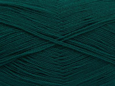 4x100gr. KRISTAL Akrilik Zümrüt Yeşil Kışlık, Çok İnce, Düz iplikler, 100% Akrilik