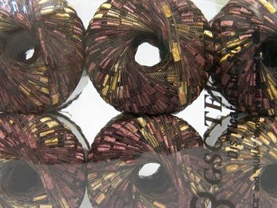 6x50gr. LADDER  Kahverengi, Altın Merdiven, Şerit, Yazlık İplikler, Kalın