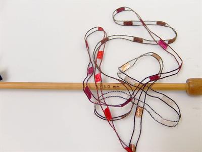 6x50gr. LADDER  Kahverengi, Beyaz, Mor, Kırmızı Merdiven, Şerit, Yazlık İplikler, Kalın