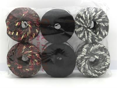 6x50gr. LADDER  Karışım Merdiven, Şerit, Yazlık İplikler, Kalın