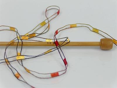 6x50gr. LADDER  Kırmızı, Turuncu, Sarı Merdiven, Şerit, Yazlık İplikler, Kalın