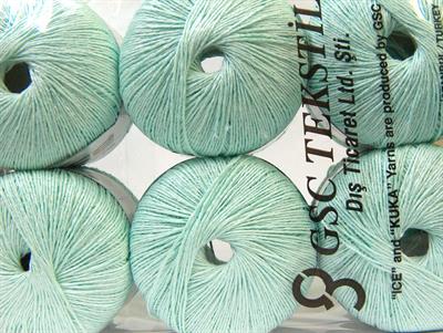 6x50gr. LINEN Viskon, Keten Nane Yeşil Viskon, Yazlık İplikler, Keten