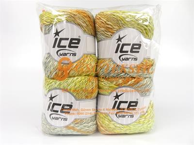 4x100gr. LINEN VISCOT Keten, Pamuk, Viskon Yeşil Tonları, Gri Tonları, Altın tonları Lüks, Viskon, Yazlık İplikler, Pamuk, Keten