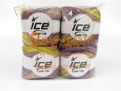 4x100gr. LINEN VISCOT Keten, Pamuk, Viskon Gri, Altın, Deve Tüyü Lüks, Viskon, Yazlık İplikler, Pamuk, Keten