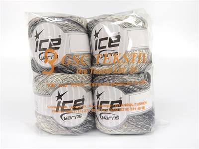 4x100gr. LINEN VISCOT Keten, Pamuk, Viskon Gri Tonları Lüks, Viskon, Yazlık İplikler, Pamuk, Keten