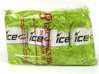 4x100gr. LONG EYELASH 100GR  Elma Yeşili Yumoş, Sakallı, Kışlık, Çok Kalın