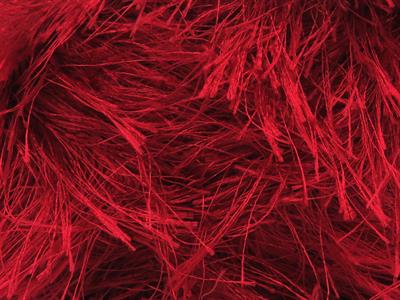 Lot of 4 x 100gr Skeins Ice Yarns LONG EYELASH 100GR Yarn Dark Red