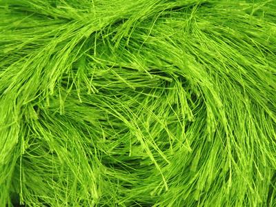 Lot of 4 x 100gr Skeins Ice Yarns LONG EYELASH 100GR Hand Knitting Yarn Green